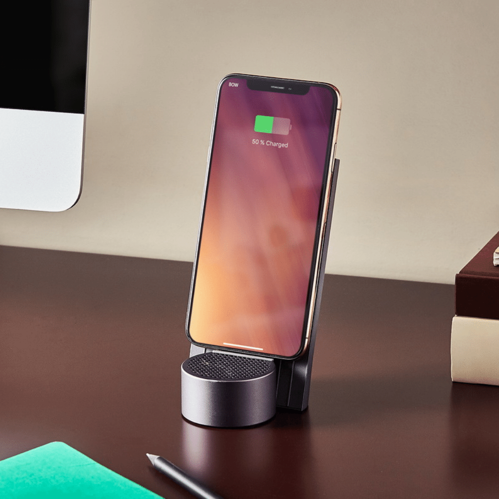 City Kablosuz Şarj Cihazı Ve Bluetooth Hoparlör - Bonherre