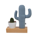 Kayigo Flowery  Saksılı Notluk - Mavi Kaktüs - Bonherre