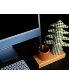 Kayigo Lavender Kalemlik & Notluk - Yeşil Pötikareli Çam - Bonherre