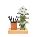 Kayigo Lavender Kalemlik & Notluk - Yeşil Pötikareli Çam - Bonherre