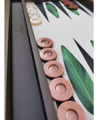 KAYIGO TAVLA YEŞİL YAPRAK DESENLİ - Bonherre