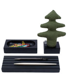 Kayigo Woody Siyah Üçlü Ofis Seti -Yeşil Çam - Bonherre