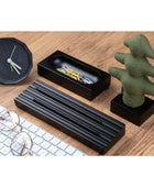 Kayigo Woody Siyah Üçlü Ofis Seti -Yeşil Çam - Bonherre