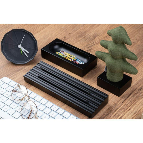 Kayigo Woody Siyah Üçlü Ofis Seti -Yeşil Çam - Bonherre