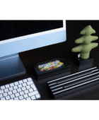 Kayigo Woody Siyah Üçlü Ofis Seti -Yeşil Çam - Bonherre