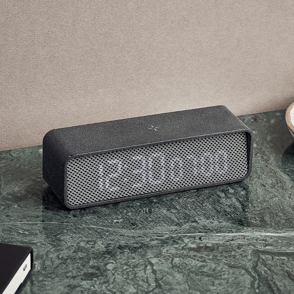 Oslo Alarm Saat - Gri - Bonherre