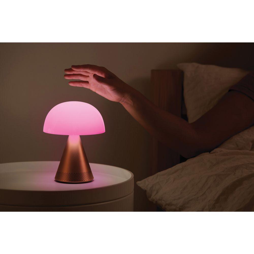 Mina L Led Lamba ve  Bluetooth Hoparlör Dore - Bonherre