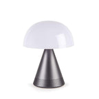 Mina L Led Lamba ve  Bluetooth Hoparlör Metalik Gri - Bonherre