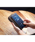 Lexon Powersound Deri Kablosuz Şarj Cihazı ve Bluetooth Hoparlör Kahverengi