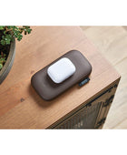 Lexon Powersound Deri Kablosuz Şarj Cihazı ve Bluetooth Hoparlör Kahverengi