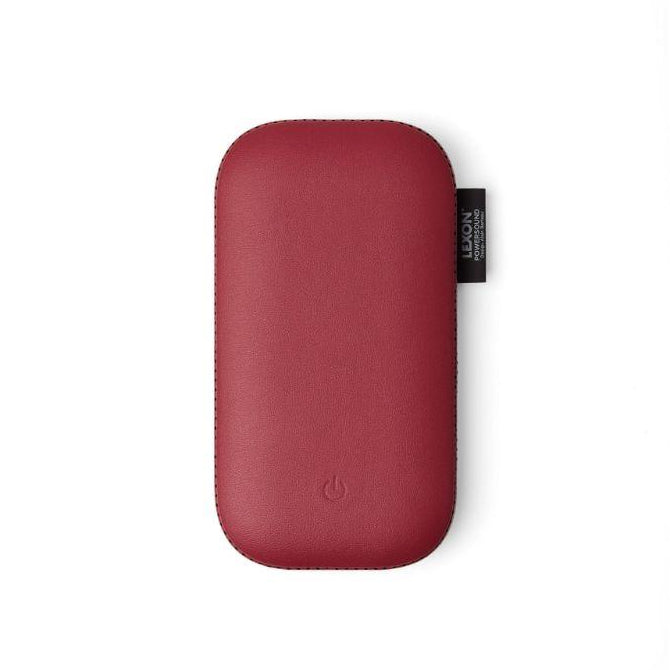 Powersound Deri Kablosuz  Şarj Cihazı ve Bluetooth Hoparlör Kırmızı - Bonherre