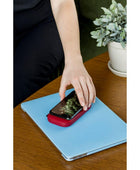 Powersound Deri Kablosuz  Şarj Cihazı ve Bluetooth Hoparlör Kırmızı - Bonherre