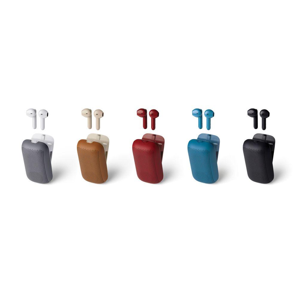 Speakerbuds Bluetooth Kulaklık & Bluetooth Hoparlör Kırmızı - Bonherre