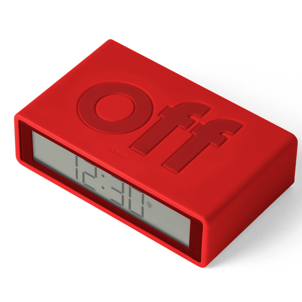 Flip+ Alarm Saat - Kırmızı - Bonherre