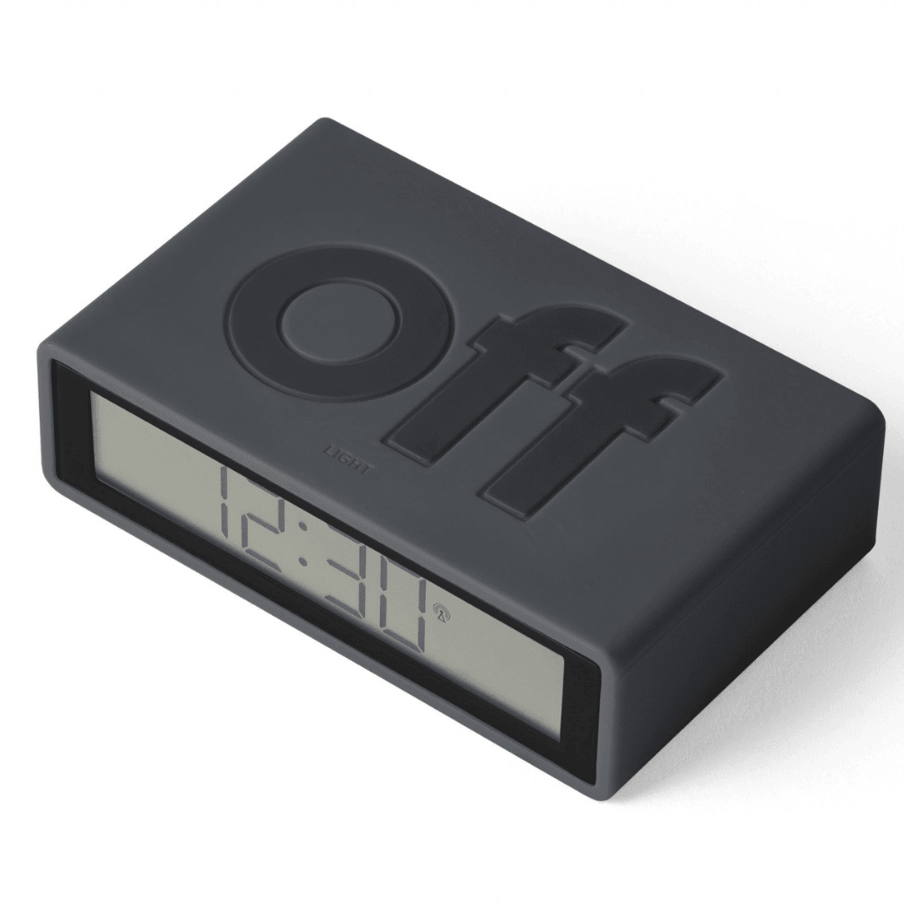 Flip+ Alarm Saat - Siyah - Bonherre