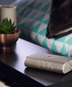 Miami Radyolu Saat - Beyaz Mermer - Bonherre