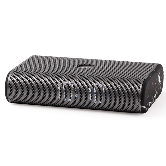 Miami Radyolu Saat - Siyah Mermer - Bonherre