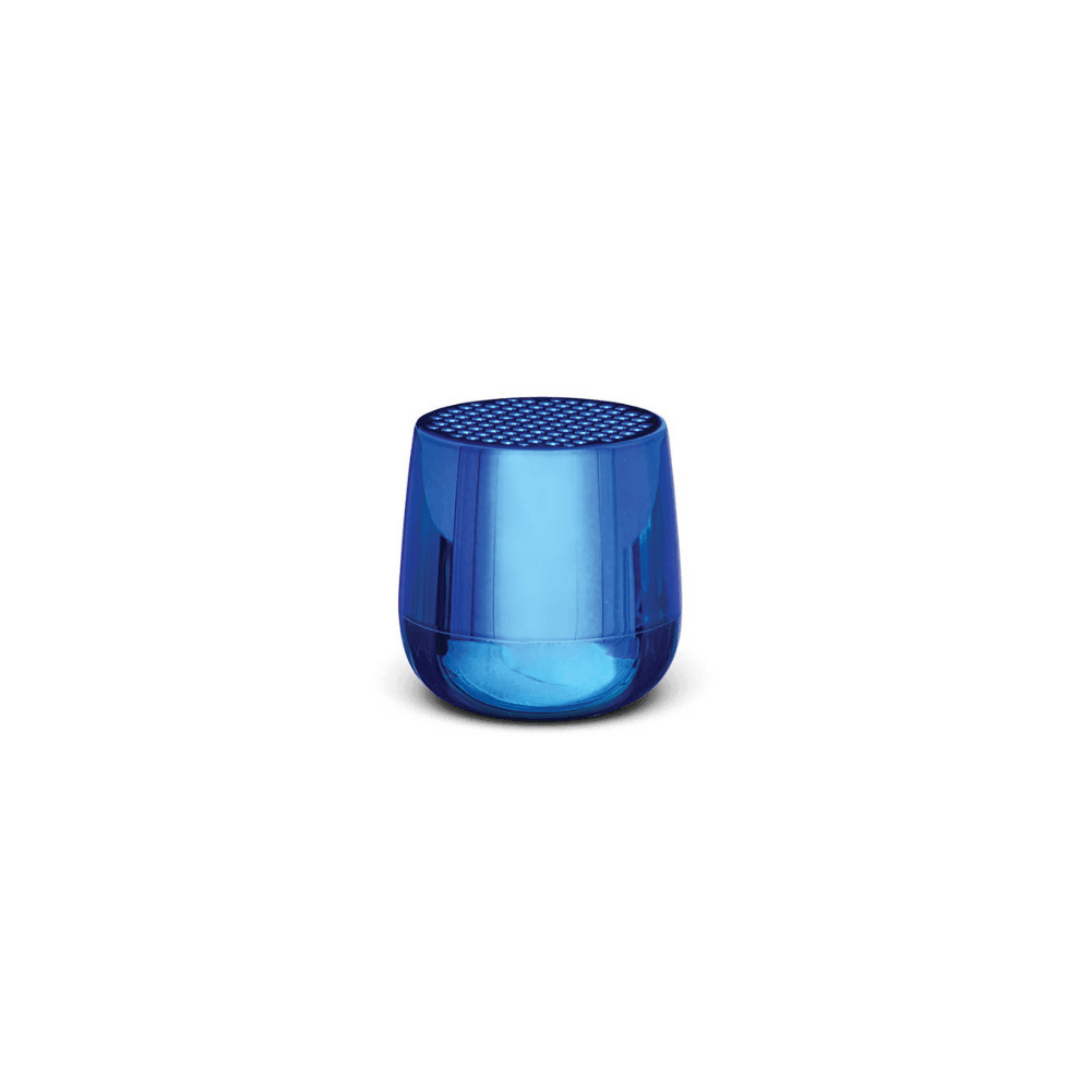 Mino+ Chrome Bluetooth Hoparlör - Metalik Mavi - Bonherre