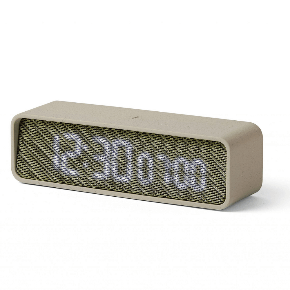 Oslo Alarm Saat - Gri - Yeşil - Bonherre