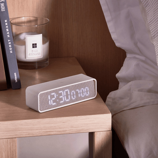 Oslo Alarm Saat - Gri - Yeşil - Bonherre