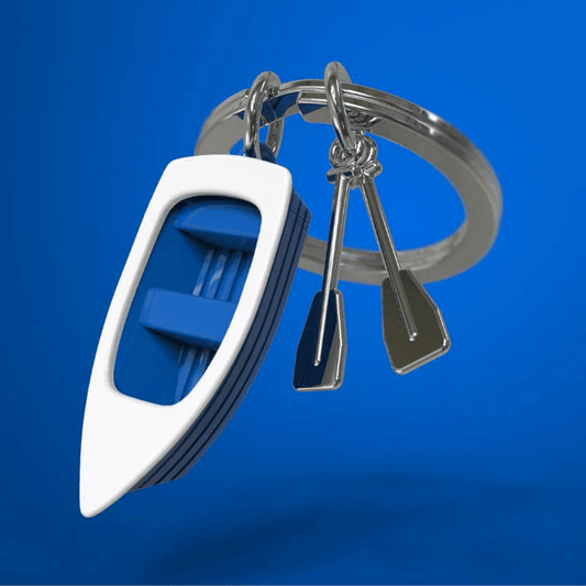 Sandal Anahtarlık-Mavi Beyaz - Bonherre