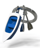 Sandal Anahtarlık-Mavi Beyaz - Bonherre