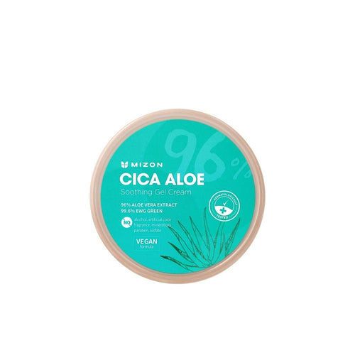 Cica Aloe 96% Soothing Gel Cream 300g – Doğal Vegan Centella & Aloe Jeli - Bonherre