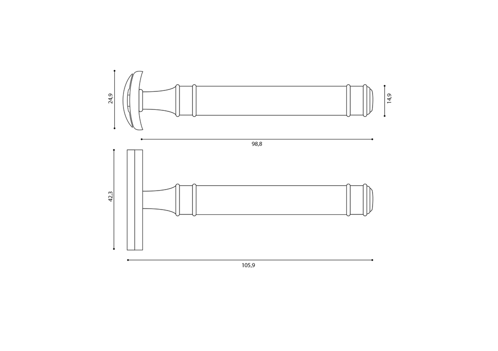 Klasik Tıraş Makinesi - R 41 Grande Paslanmaz Çelik