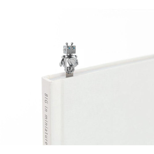 Robot Kitap Ayracı Gümüş - Bonherre
