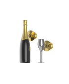 Şarap & Kadeh Broş Seti - Bonherre