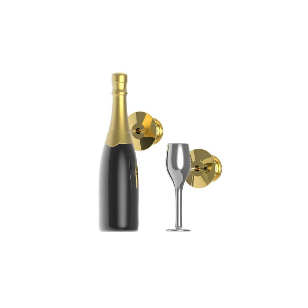 Şarap & Kadeh Broş Seti - Bonherre