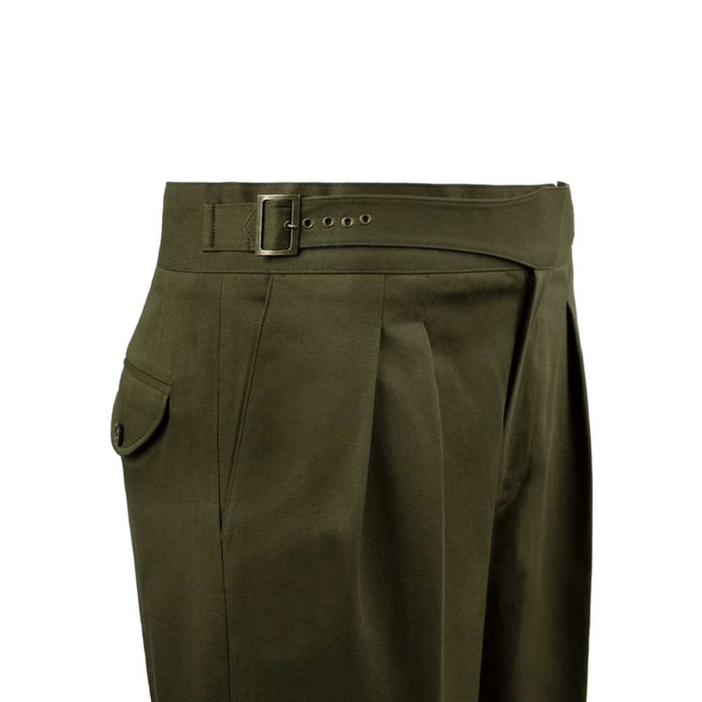 Gurkha Pantolon - Haki Yeşil - Bonherre