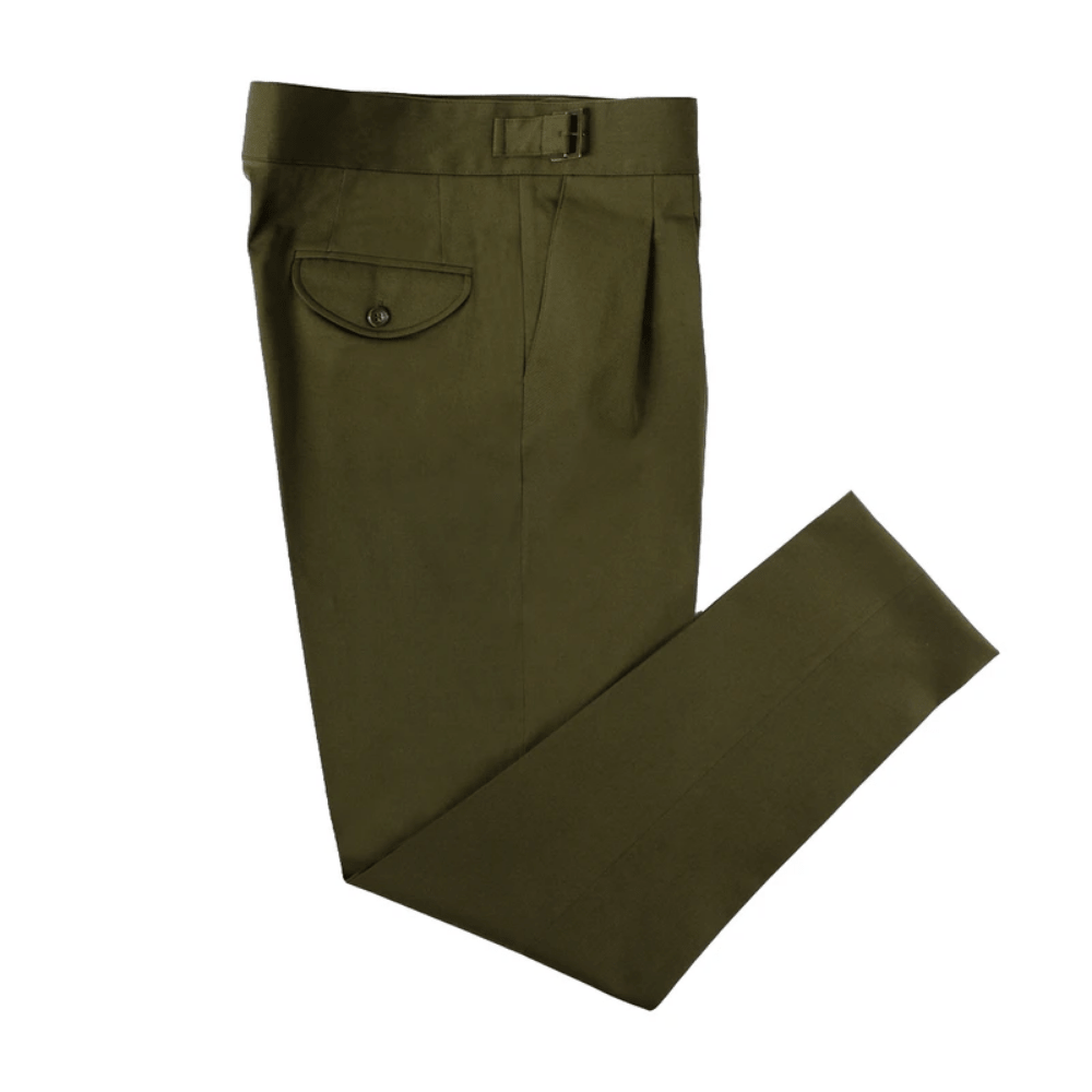 Gurkha Pantolon - Haki Yeşil - Bonherre