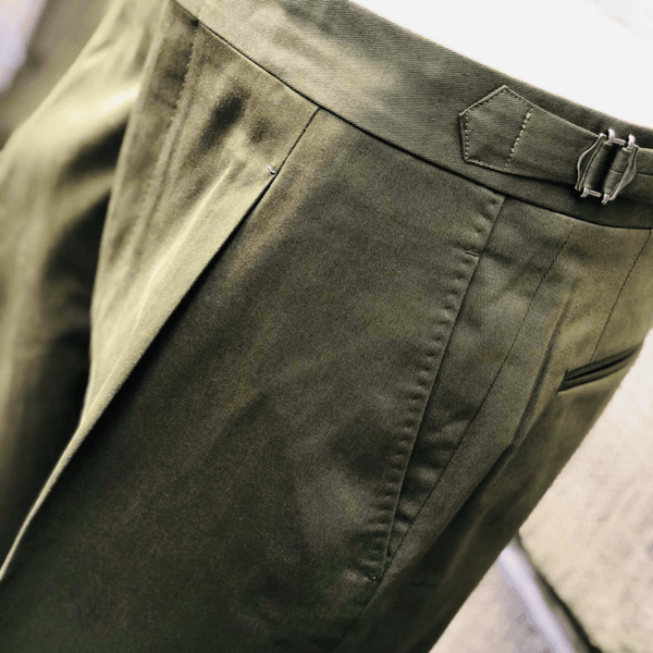 Craig Haki Yeşil Kanvas Pantolon - Bonherre