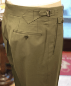 Bella Figura Fıstık Yeşili Yün Pantolon - Bonherre