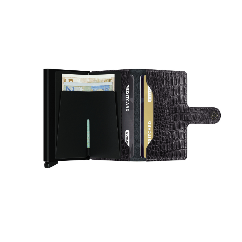 Miniwallet Nile Siyah Cüzdan - Bonherre