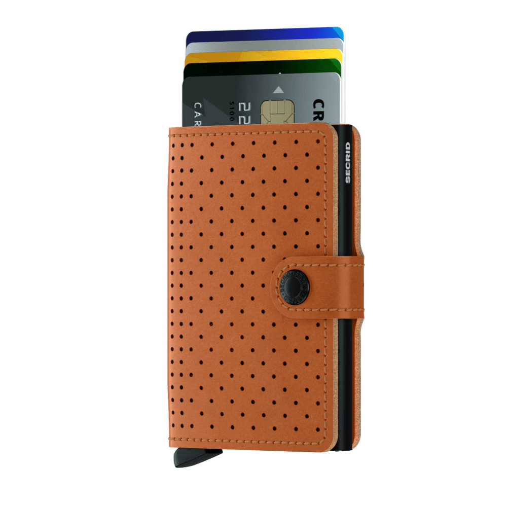 Miniwallet Delikli Konyak Cüzdan - Bonherre