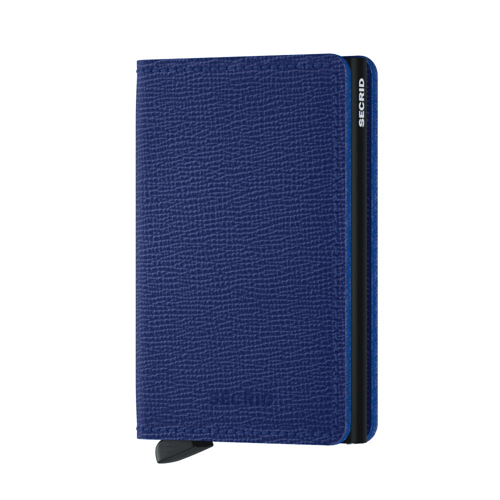 Slimwallet Crisple Mavi Cüzdan - Bonherre