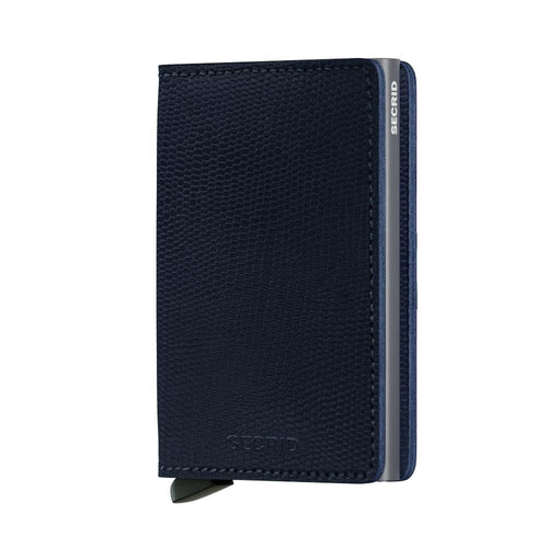 Slimwallet Rango Mavi/Titanium Cüzdan - Bonherre