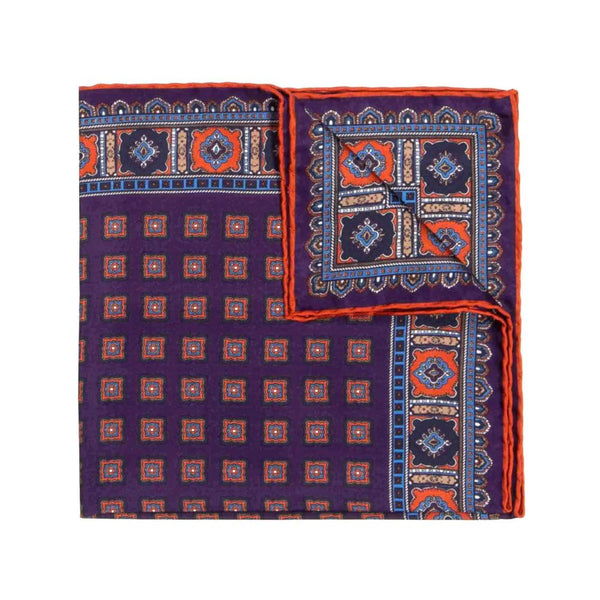 Plum Primitivo Silk Cep Mendili