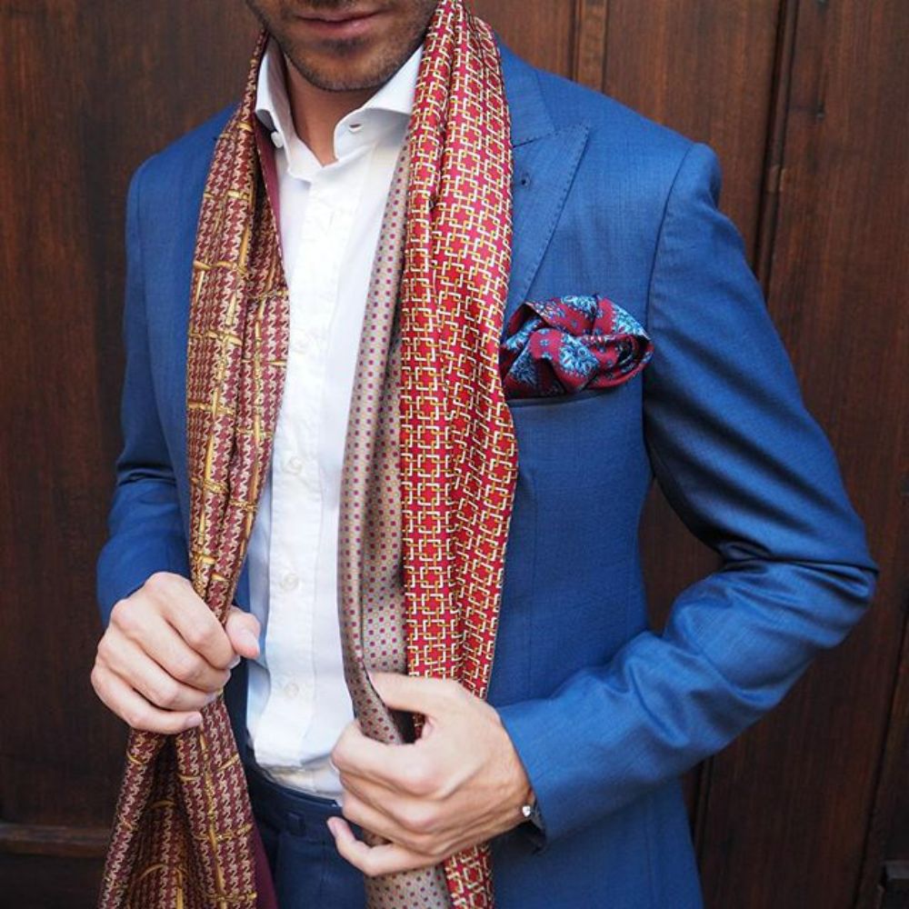 Licorice Amarone Silk Cep Mendili