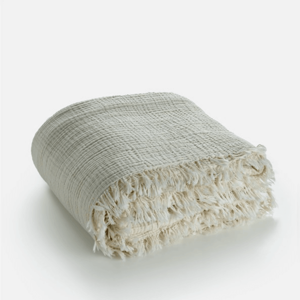 Koza Yatak Örtüsü - Bej - Bonherre