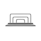 Zarf Tutacağı - Krom - Bonherre